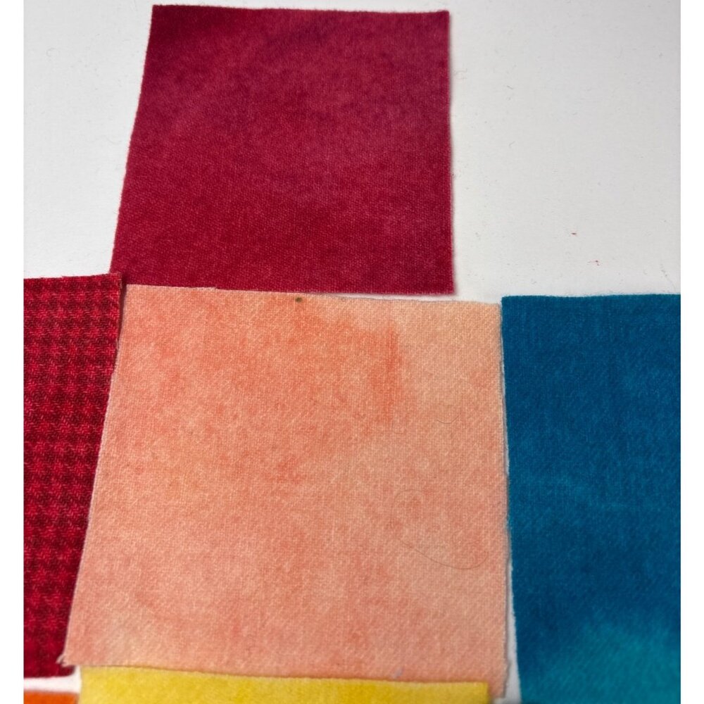 Wool Squares Rug Hooking & Applique 4 1/4" Multi-Color Set Rug Hooking - Picture 6 of 14